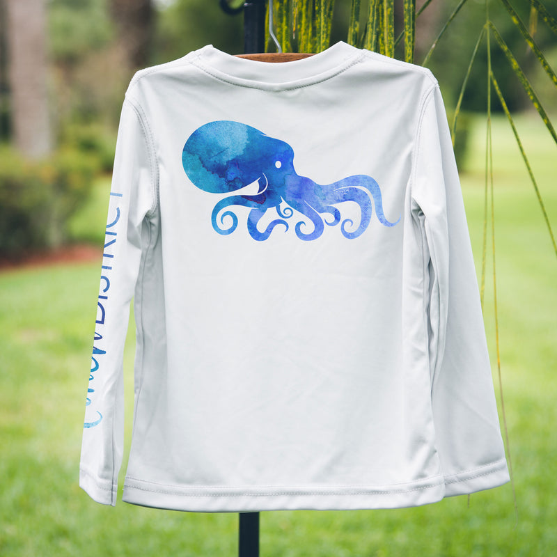 Toddler Octopus Monogrammed Solar Swim Tee