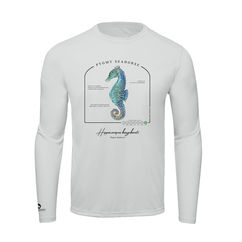 Pygmy Seahorse Conservation Status Shirt | Mens Recycled Solar Performance