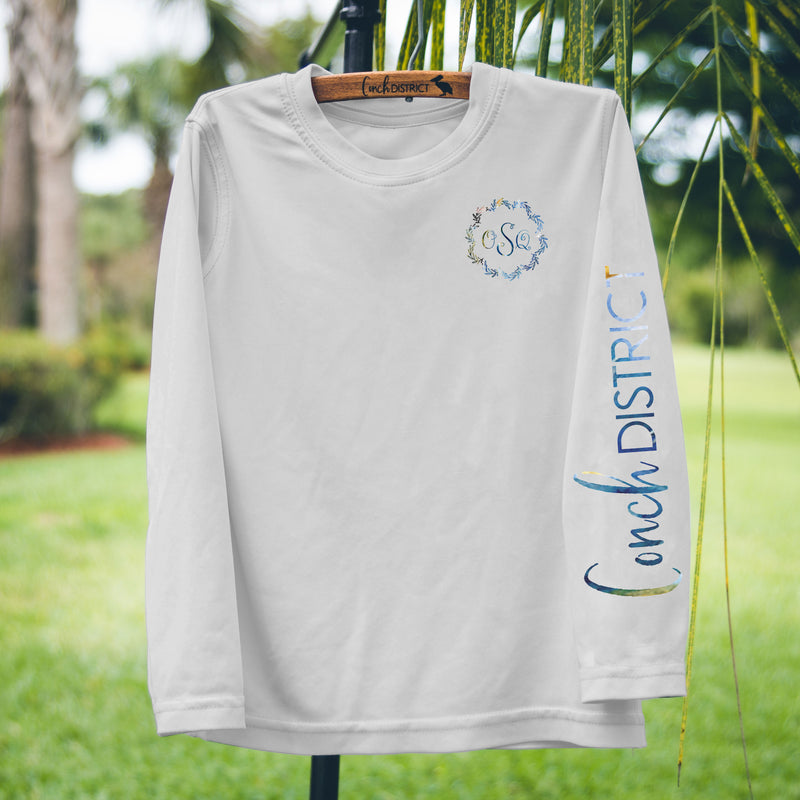 Sea Turtle Monogramed Solar Swim Tee