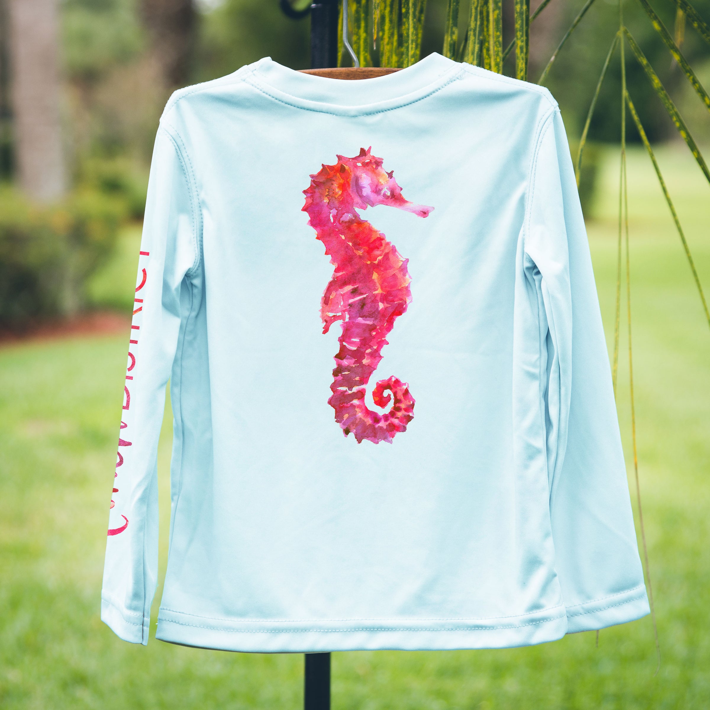 Seahorse Monogramed Solar Swim Tee