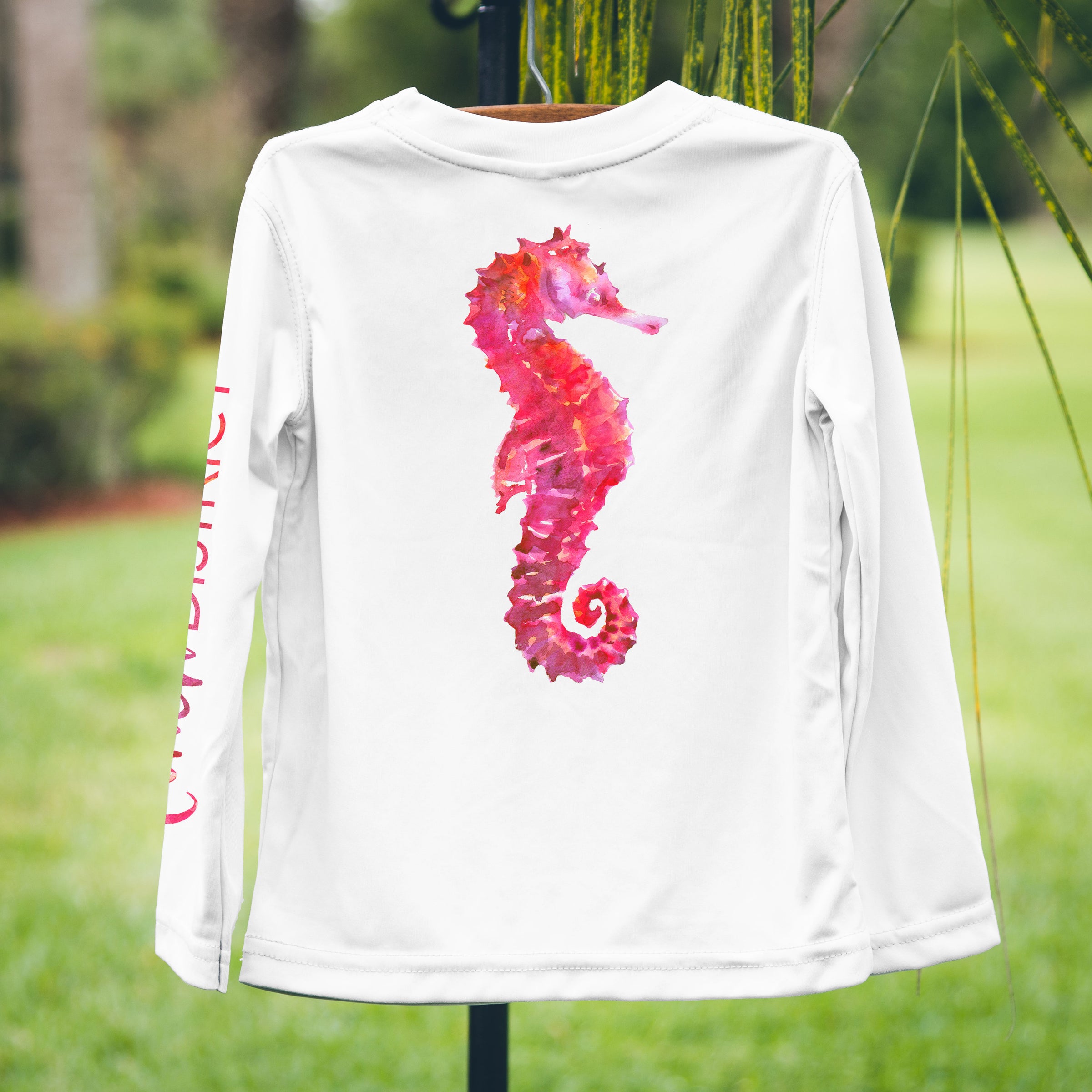 Seahorse Monogrammed Solar Swim Tee