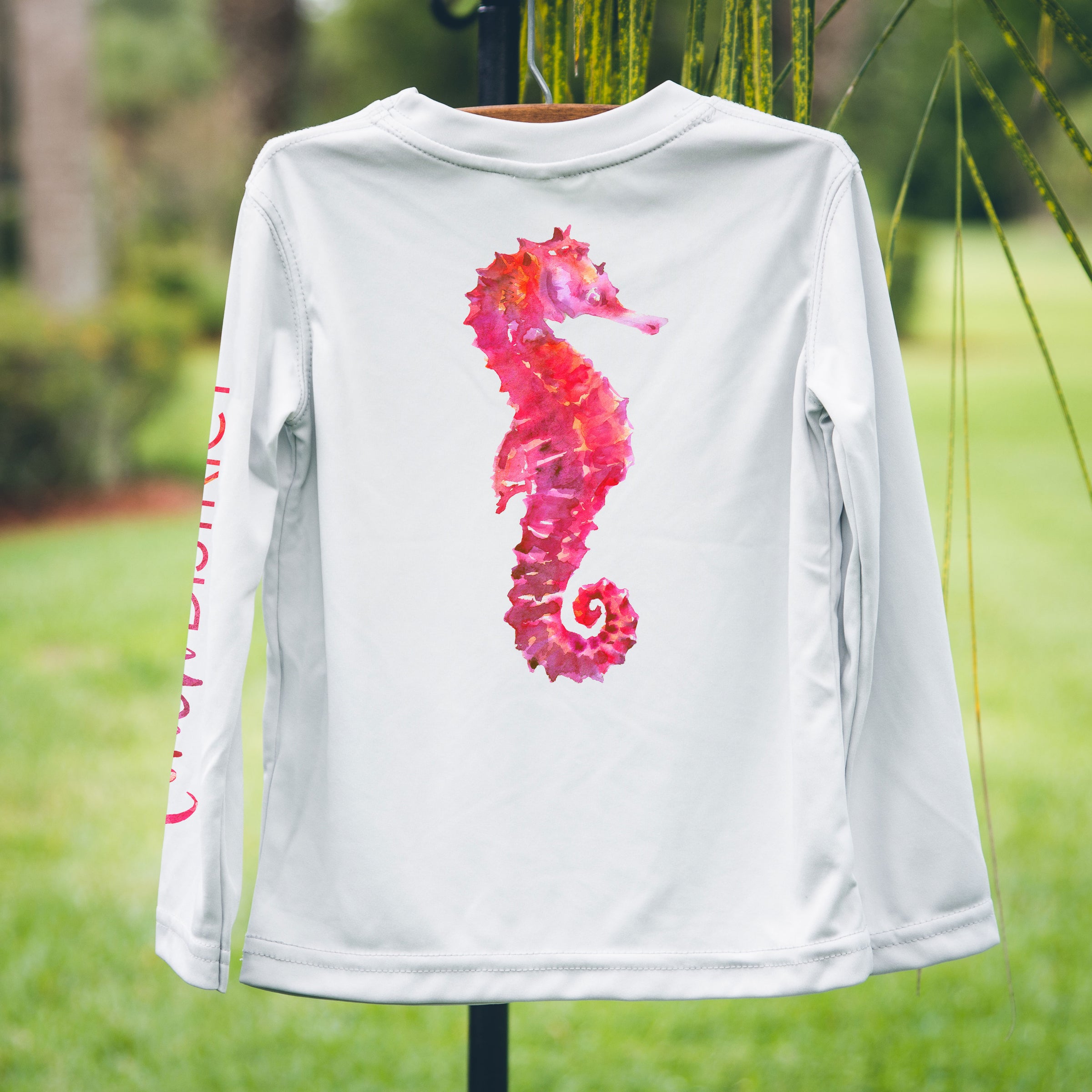 Seahorse Monogrammed Solar Swim Tee