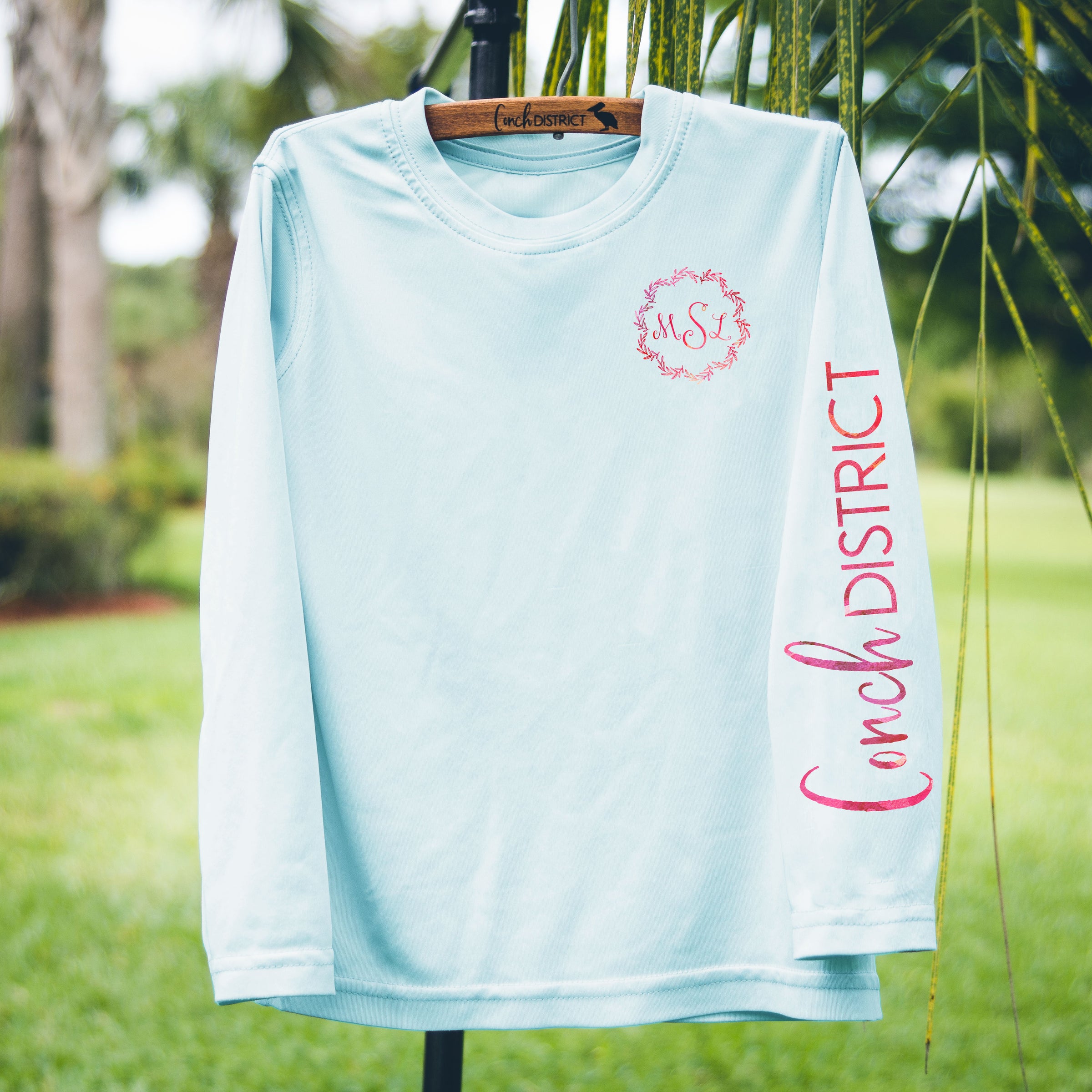 Seahorse Monogrammed Solar Swim Tee