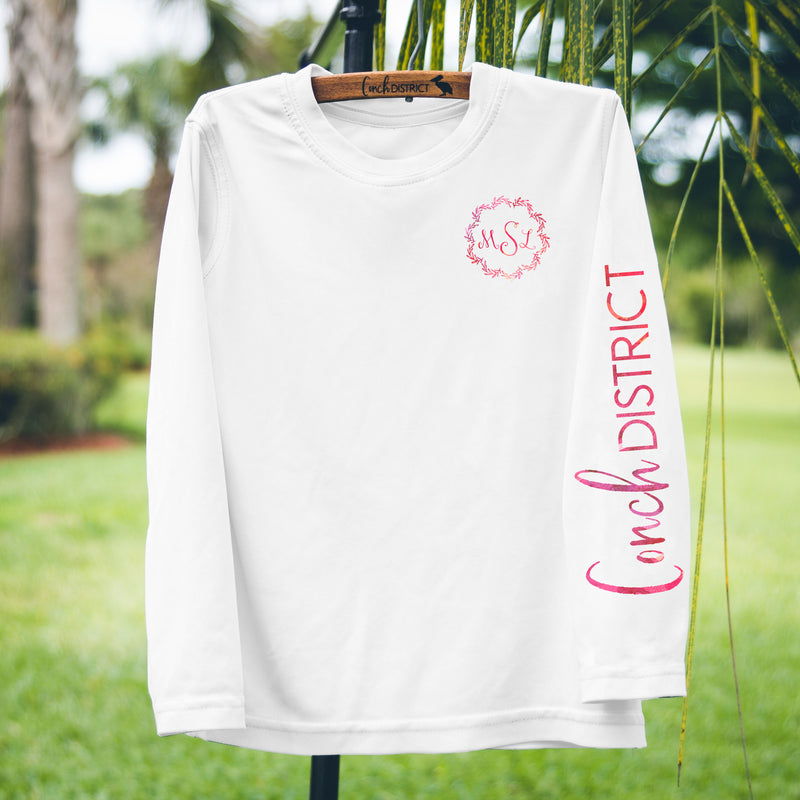 Seahorse Monogrammed Solar Swim Tee