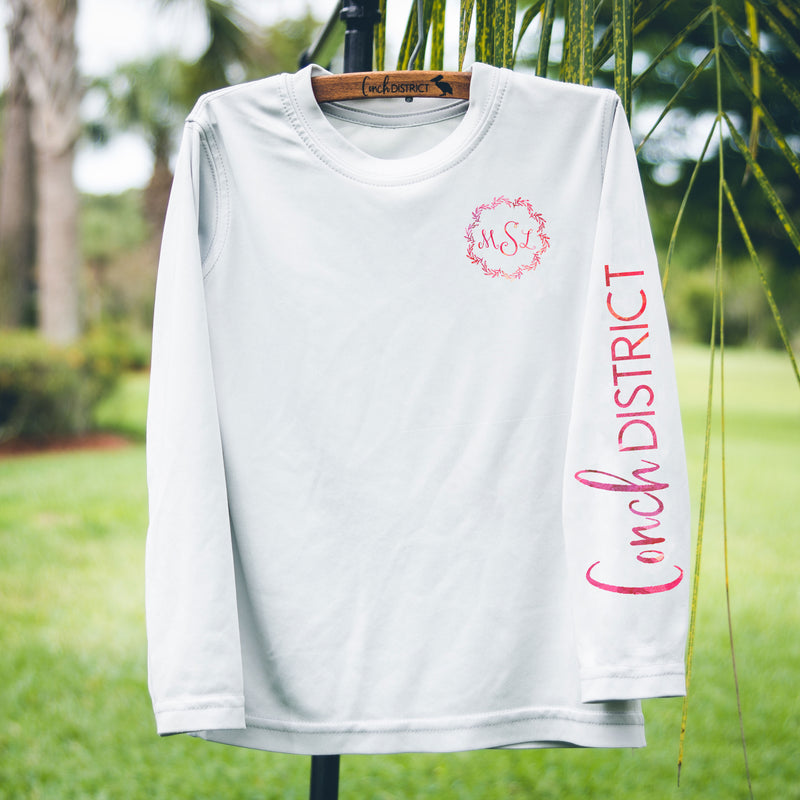 Seahorse Monogrammed Solar Swim Tee