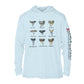 Shark Tooth Identification Hoodie | Mens Recycled Solar Performance