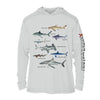 Types of Sharks Hoodie | Mens Recycled Solar Performance