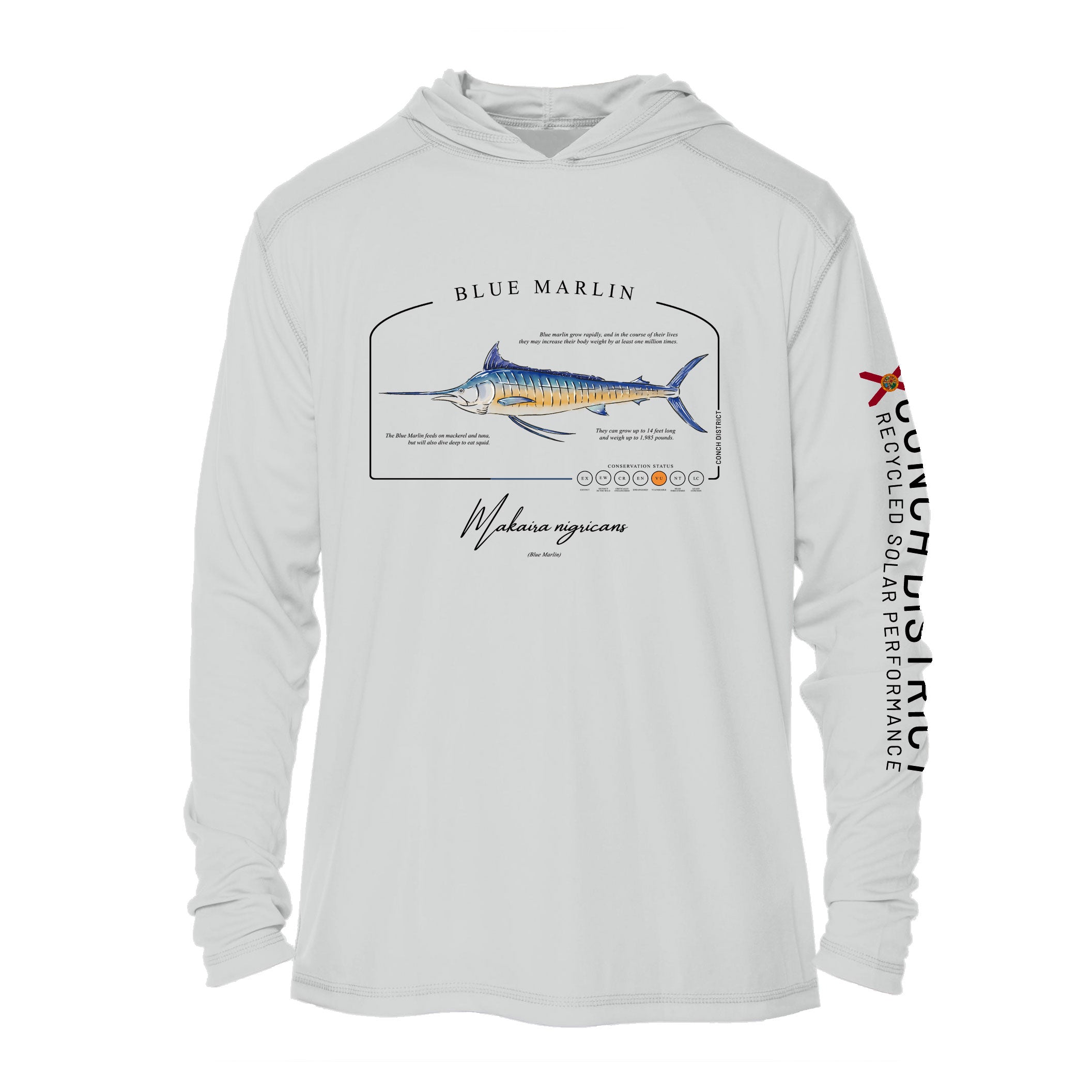 Blue shop marlin hoodie