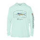 Blue Marlin Conservation Status UPF 50+ Sun Protection Hoodie Youth