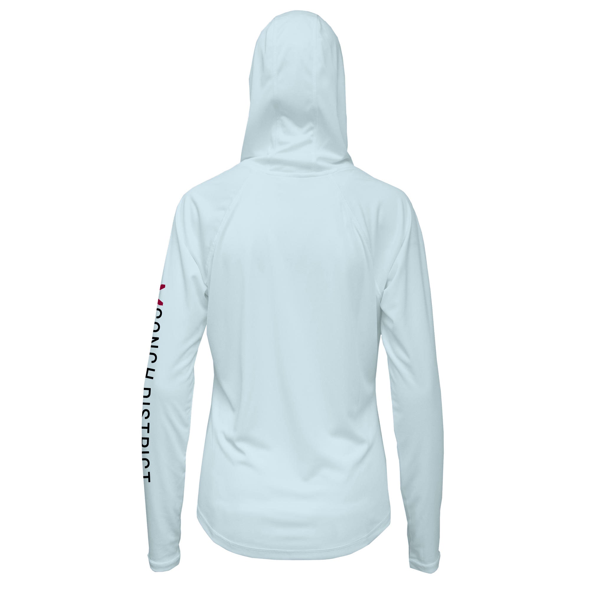 Conch District Florida Flag Logo Hoodie | Womens Recycled Solar Performance