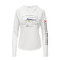 Blue Marlin Conservation Status Hoodie | Womens Recycled Solar Performance