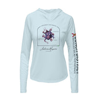 Coconut Octopus Conservation Status Hoodie | Womens Recycled Solar Performance
