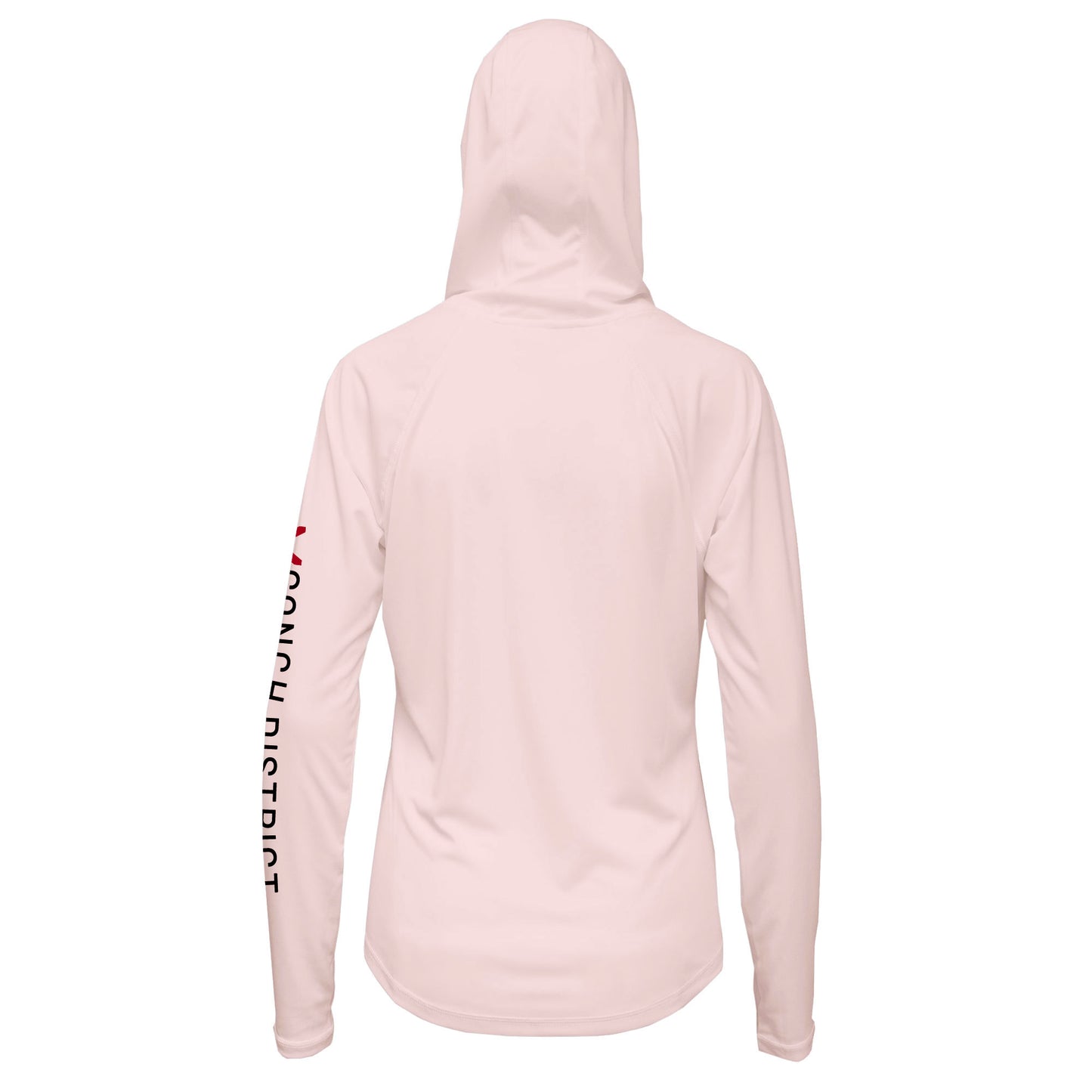 Conch District Florida Flag Logo Hoodie | Womens Recycled Solar Performance