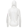 Conch District Florida Flag Logo Hoodie | Womens Recycled Solar Performance