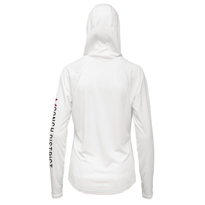 Blue Marlin Conservation Status Hoodie | Womens Recycled Solar Performance