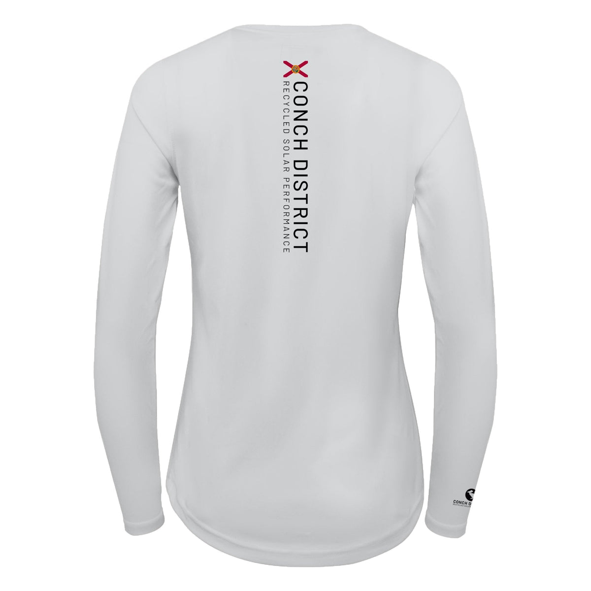 Hawksbill Sea Turtle Conservation Status Shirt | Womens Recycled Solar Performance