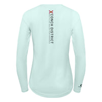 Hawksbill Sea Turtle Conservation Status Shirt | Womens Recycled Solar Performance