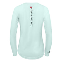 Blue Marlin Conservation Status Shirt | Womens Recycled Solar Performance