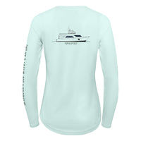 Custom Boat Drawing | Women's Recycled Solar Performance