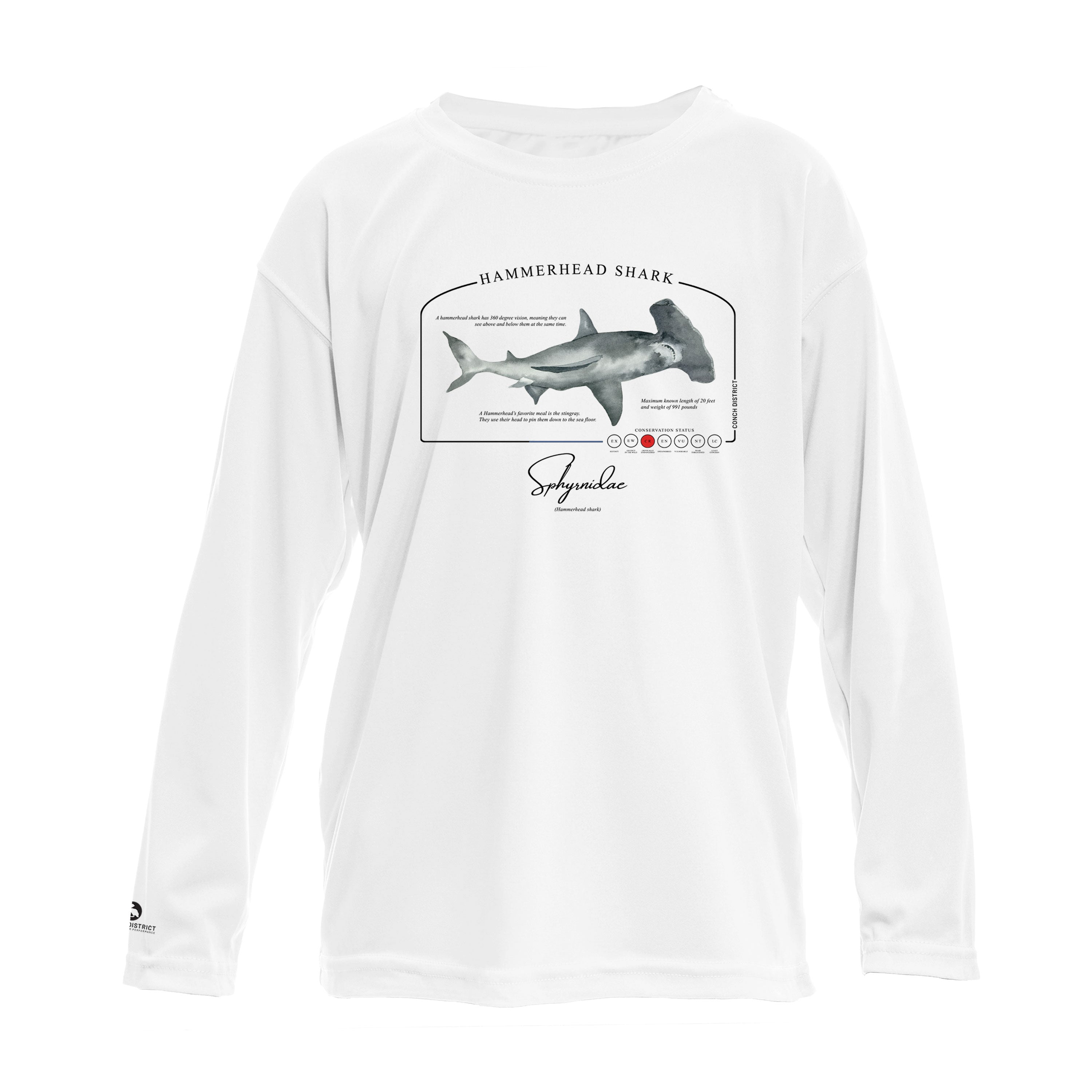 Hammerhead Shark UPF 50+ Sun Protection Shirt Toddler & Youth – Conch  District