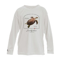 Hawksbill Sea Turtle Conservation Status UPF 50+ Sun Protection Shirt Toddler & Youth