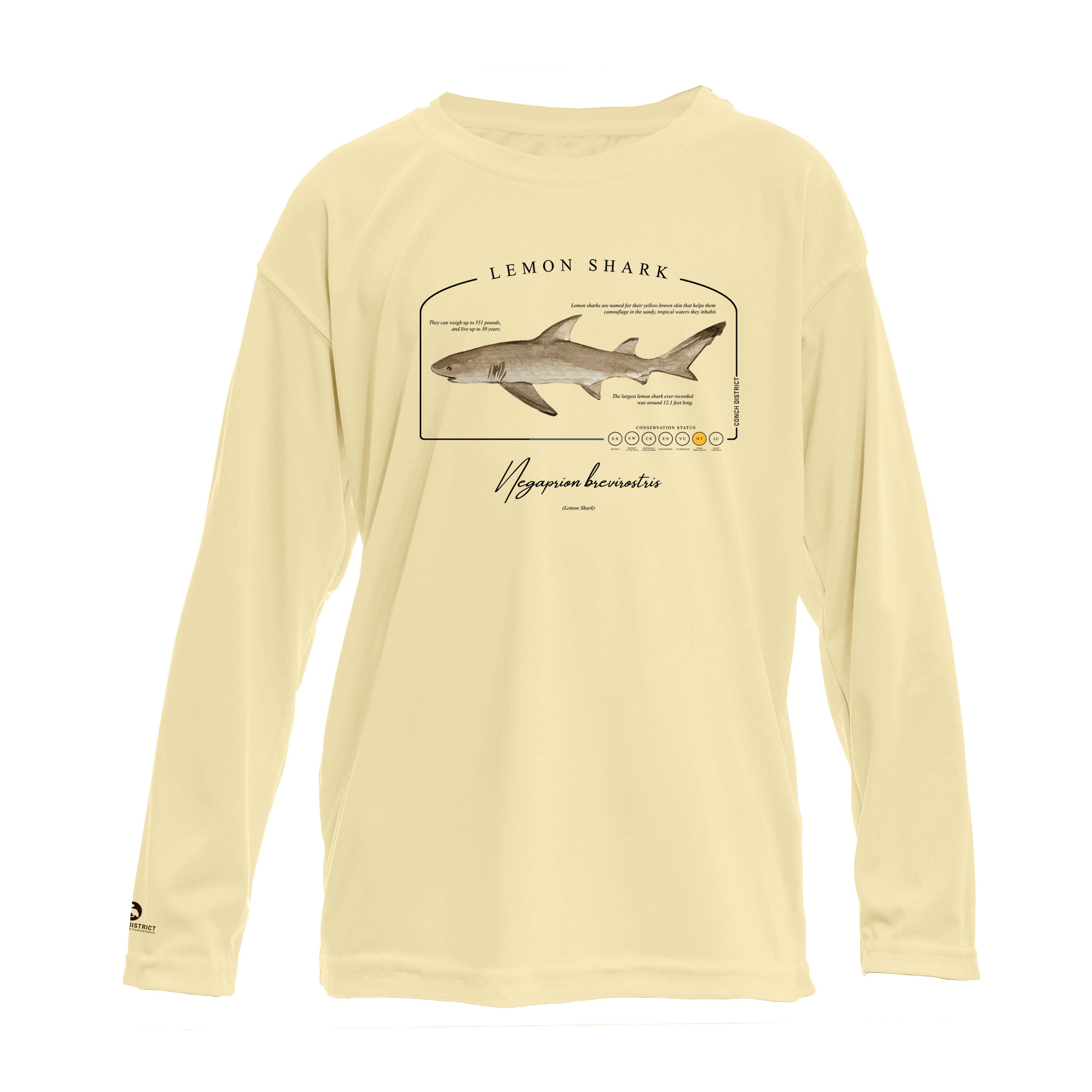 Lemon Shark Conservation Status UPF 50+ Sun Protection Shirt