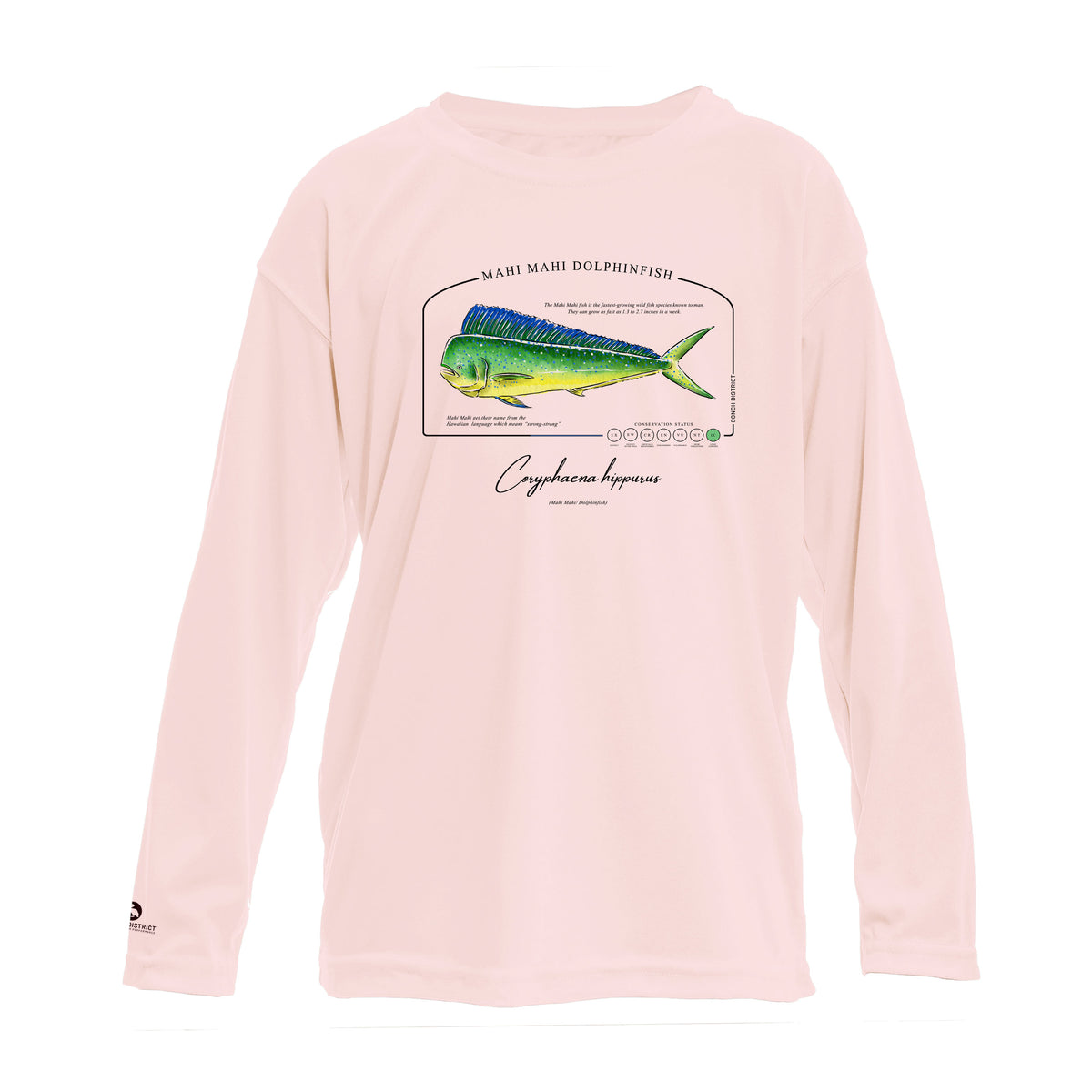 Mahi Mahi Dolphinfish Conservation Status UPF 50+ Sun Protection Shirt Toddler & Youth