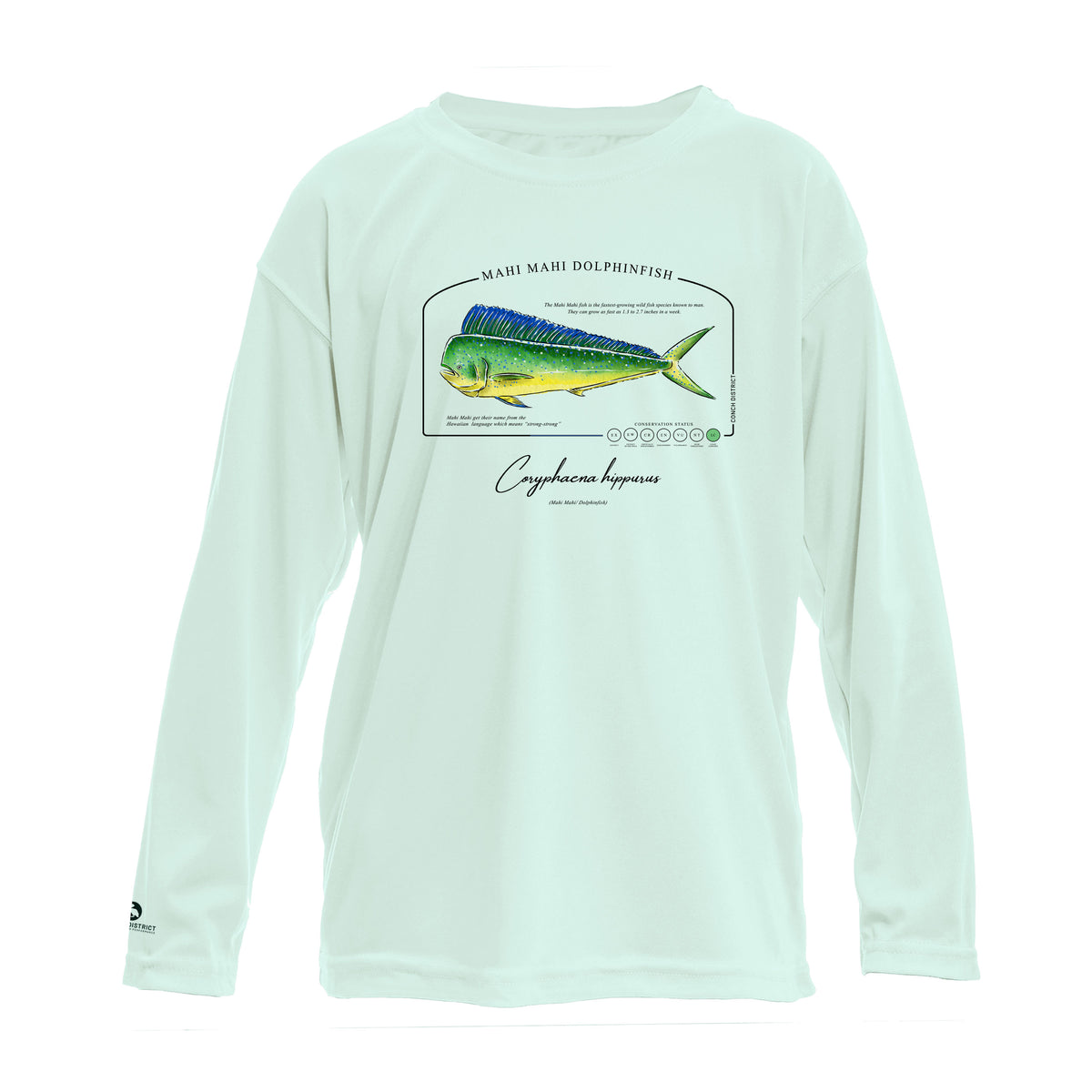 Mahi Mahi Dolphinfish Conservation Status UPF 50+ Sun Protection Shirt Toddler & Youth