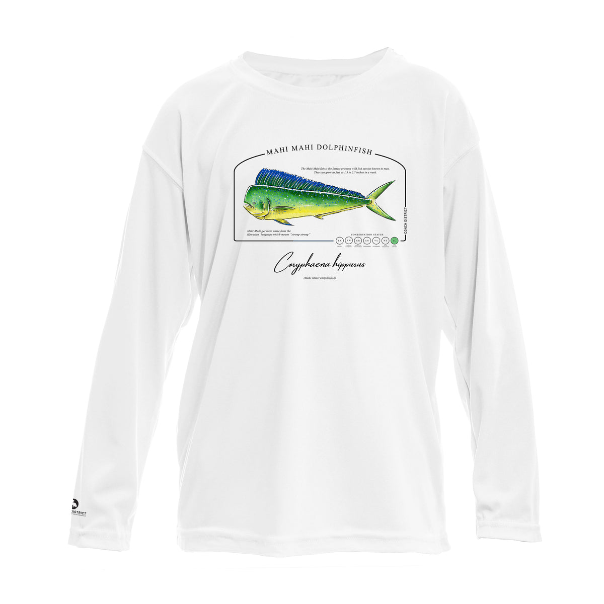 Mahi Mahi Dolphinfish Conservation Status UPF 50+ Sun Protection Shirt Toddler & Youth